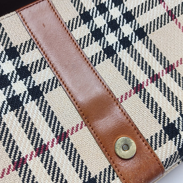 Fabric Shoulder Bag Beige