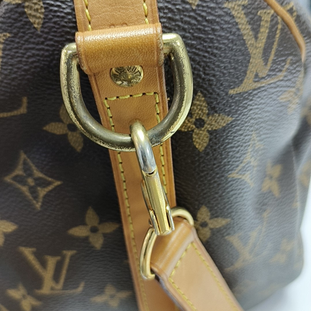SPEEDY 30 Monogram Coated Canvas Brown