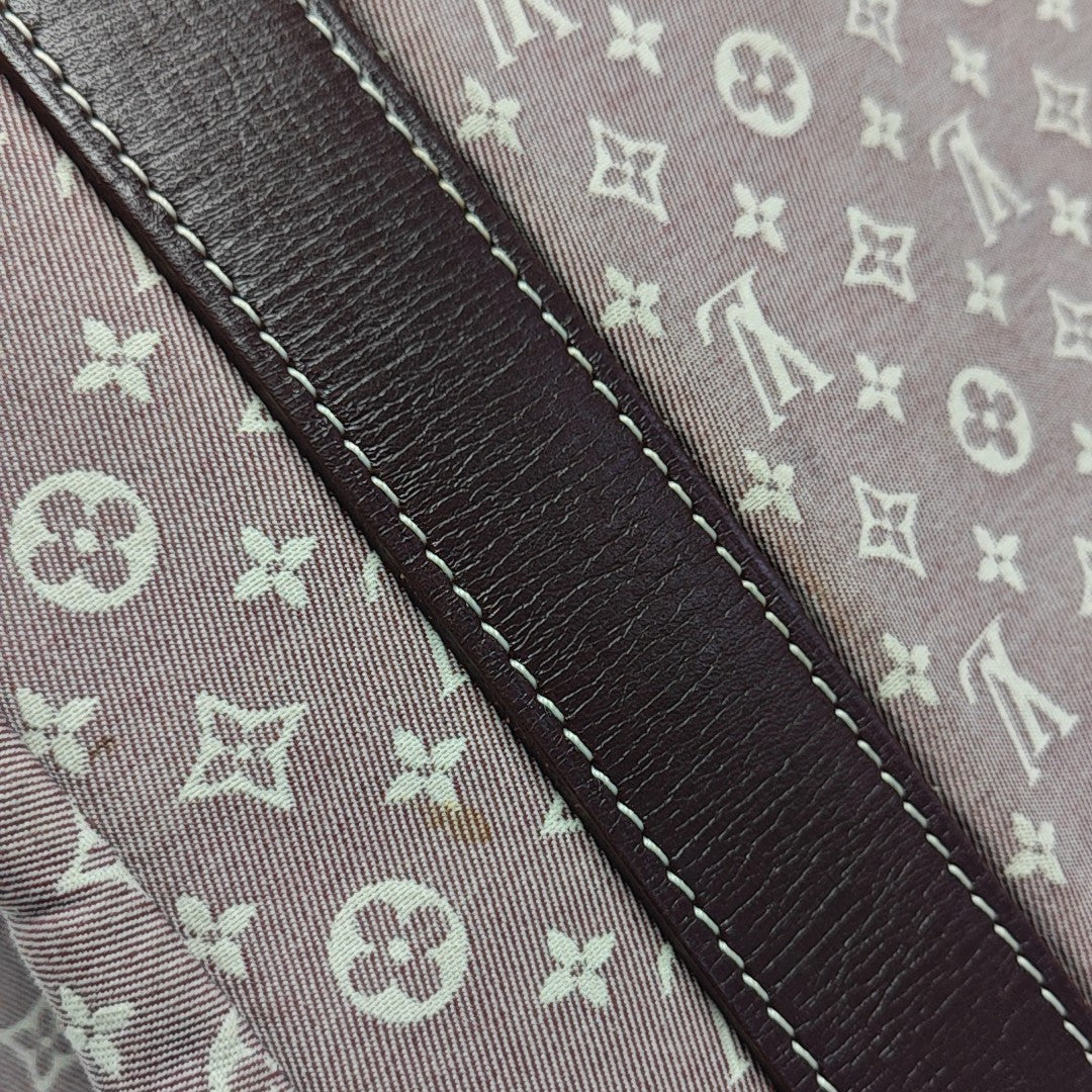 Monogram Canvas Shoulder Bag Pink