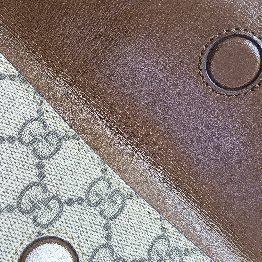 Horsebit 1955 Small Coated Canvas Beige
