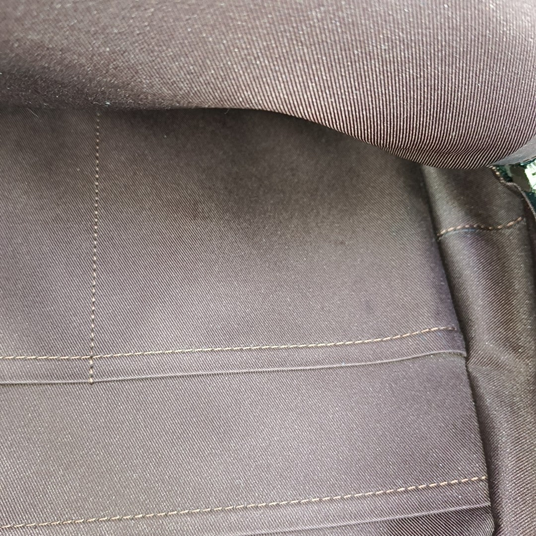 JOSH Monogram Coated Canvas Brown