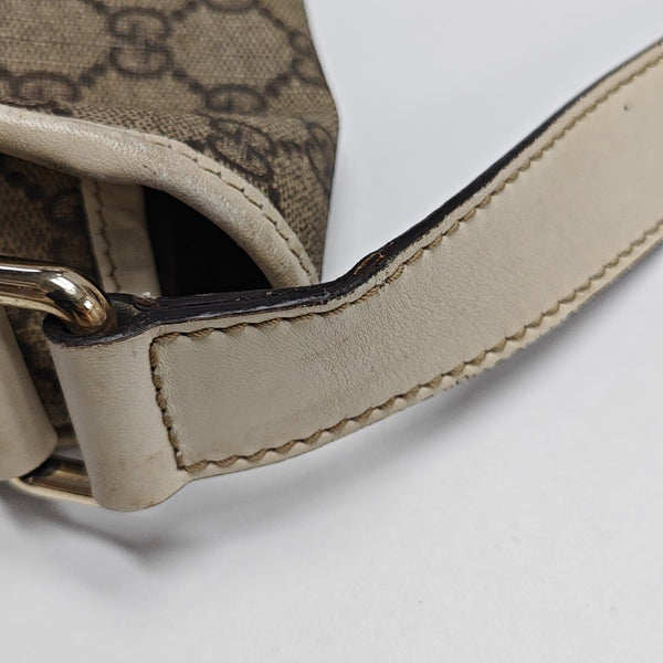 GG Supreme Monogram Coated Canvas Beige