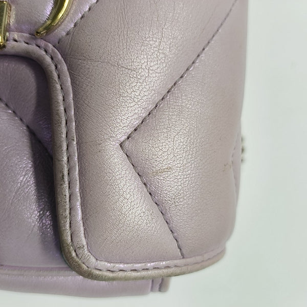 GG Marmont Mini Quilted Calfskin Pink