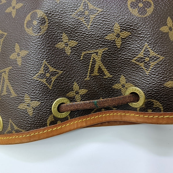 NOÉ GM Monogram Coated Canvas Brown