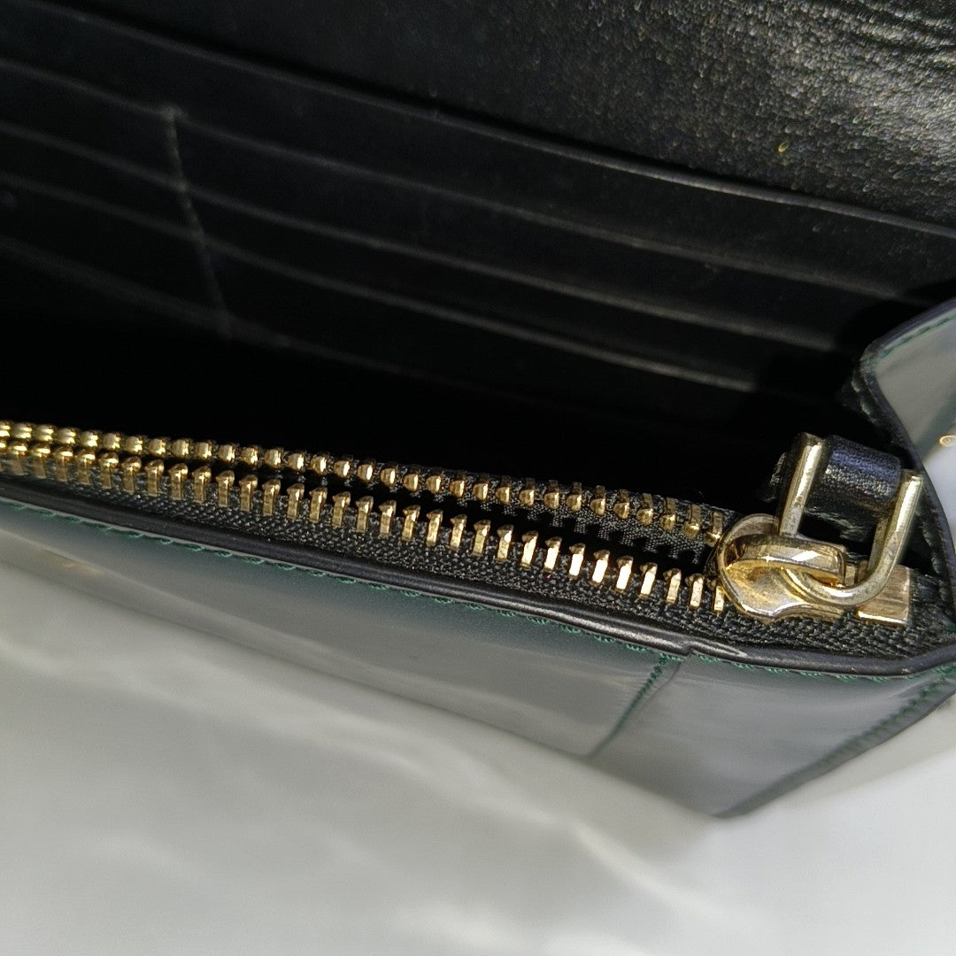 SERPENTI FOREVER Patent Leather Green