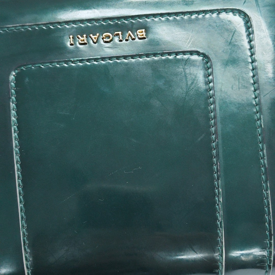 SERPENTI FOREVER Small Patent Leather Green