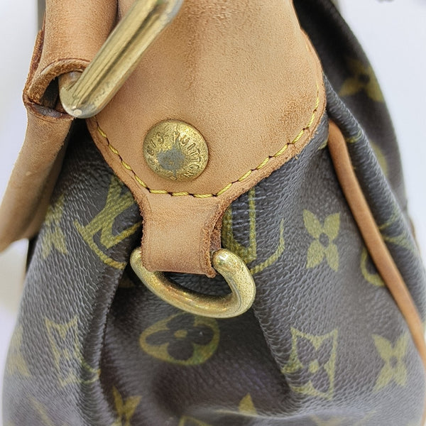 BEVERLY MM Monogram Coated Canvas Brown