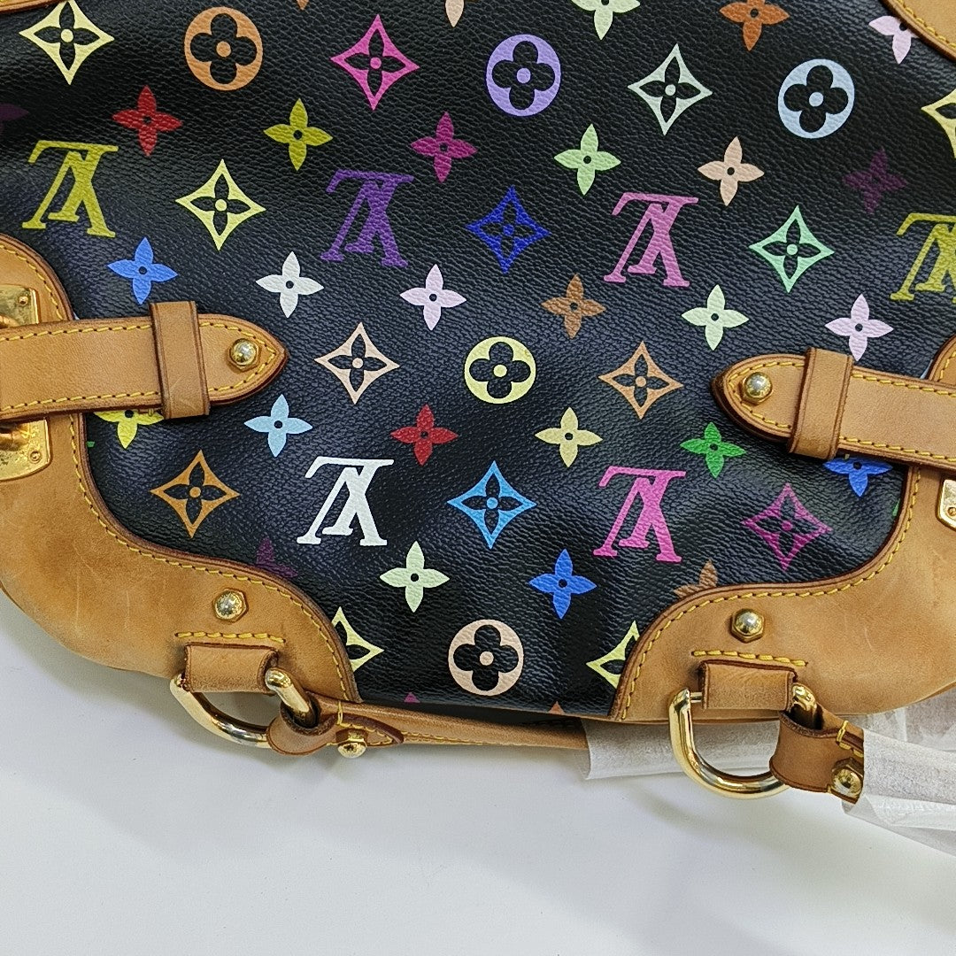 LV × TM CLAUDIA Monogram Coated Canvas Black