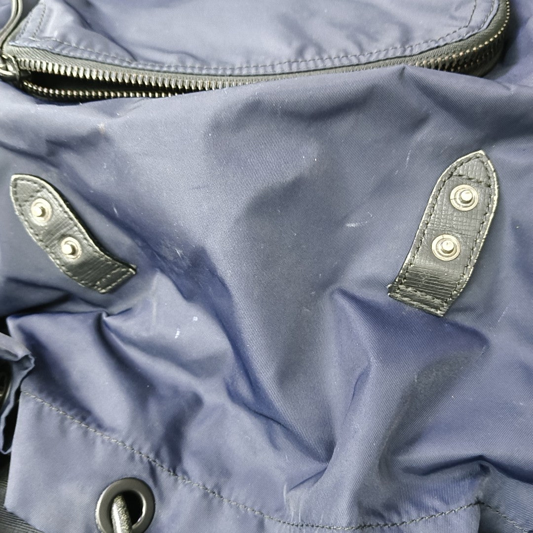The Rucksack Large Nylon Blue