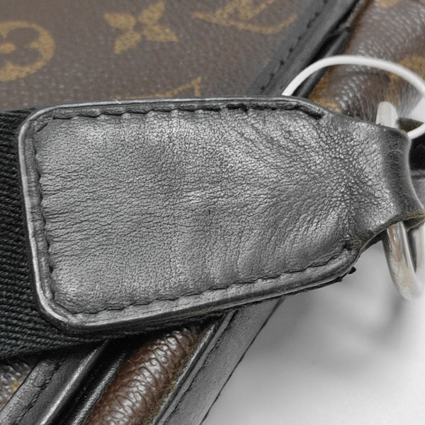 Monogram Coated Canvas Shoulder Bag Brown