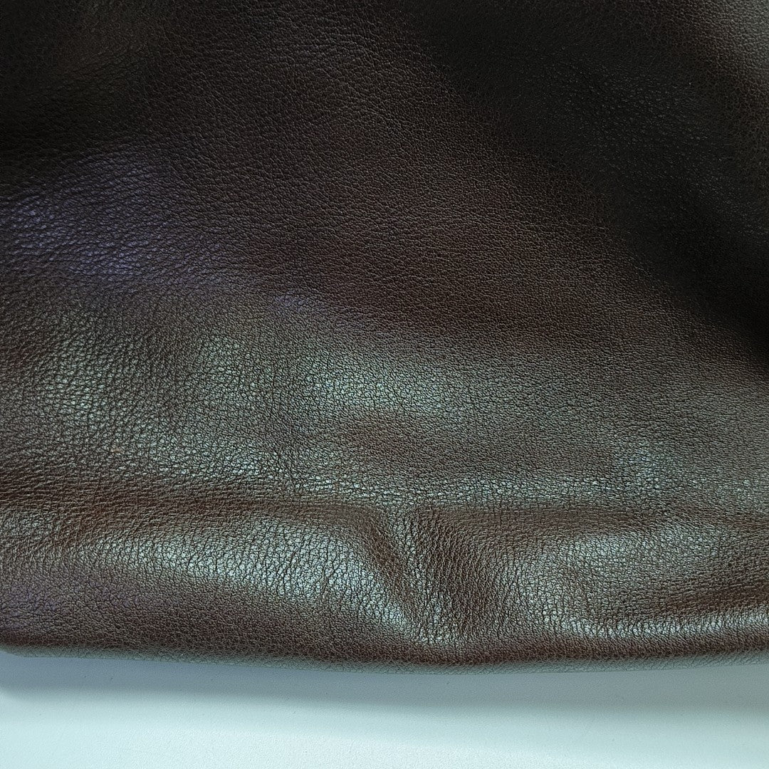 Calfskin Shoulder Bag Brown