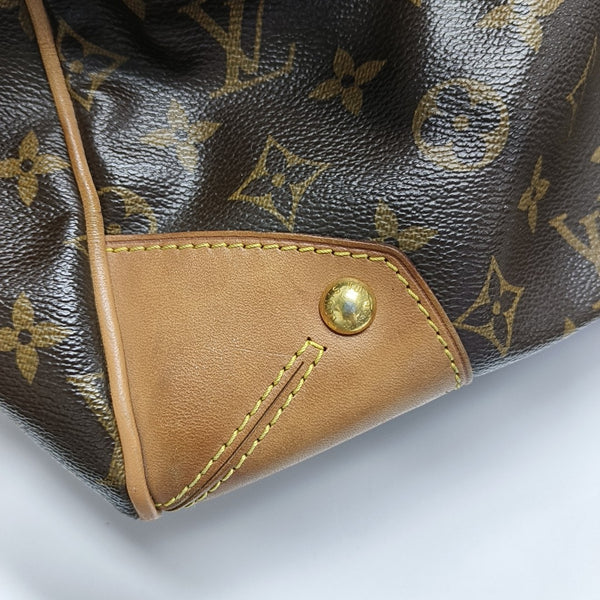 RETIRO NM Monogram Coated Canvas Brown