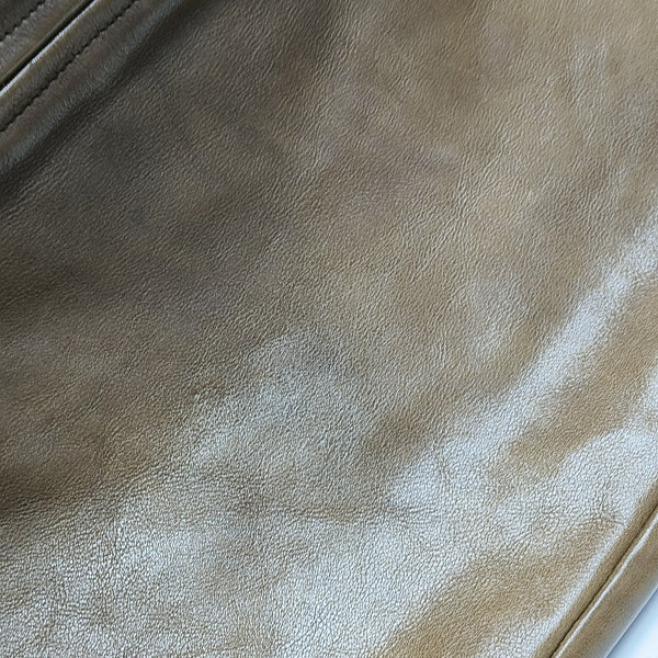 Calfskin Shoulder Bag Brown