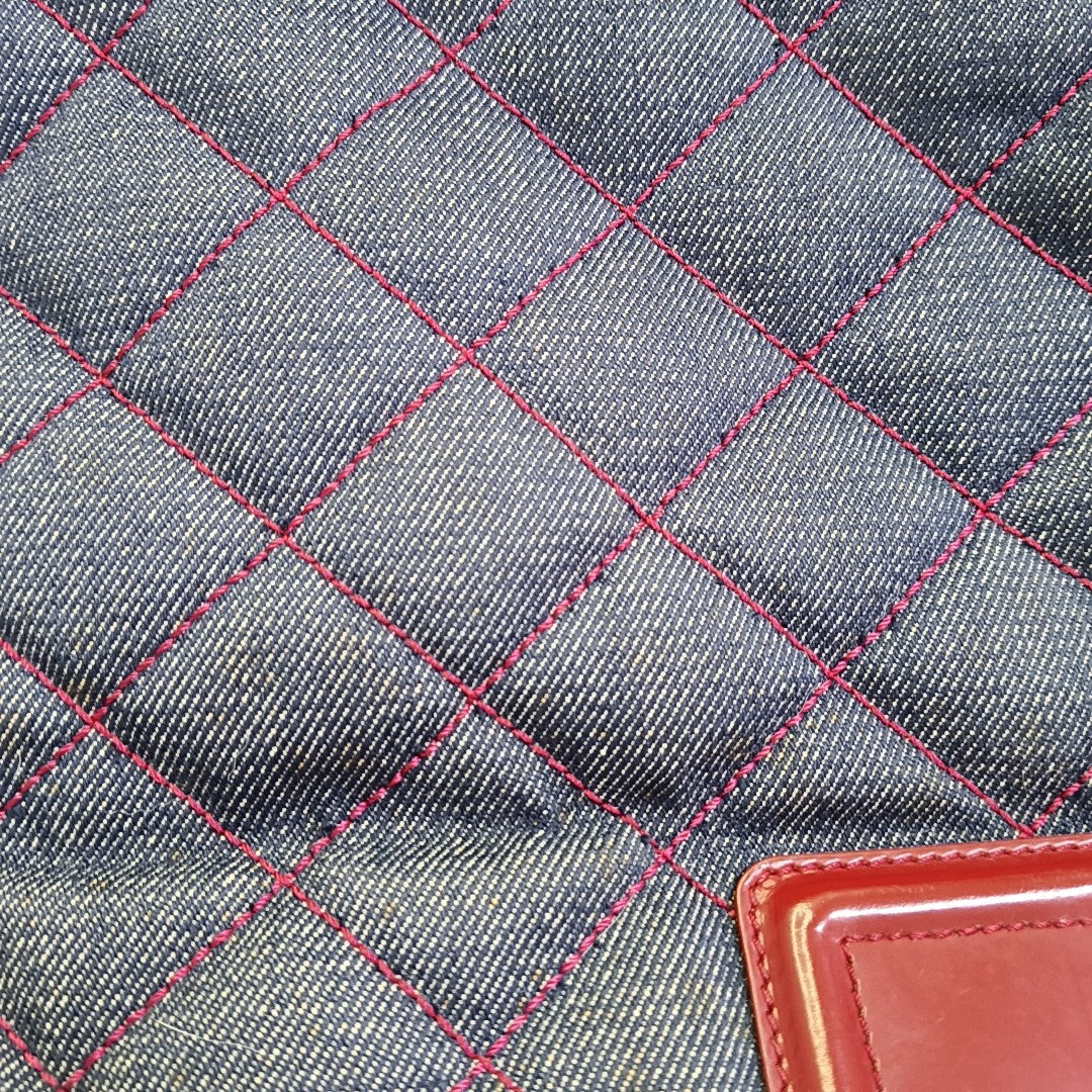 Quilted Canvas Medium Gray