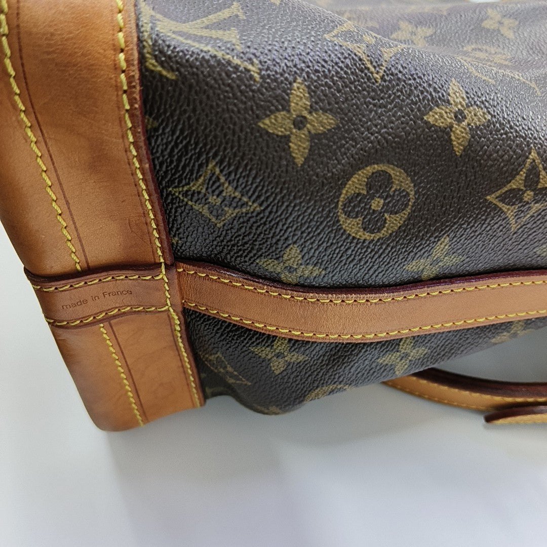 NOÉ GM Monogram Coated Canvas Brown