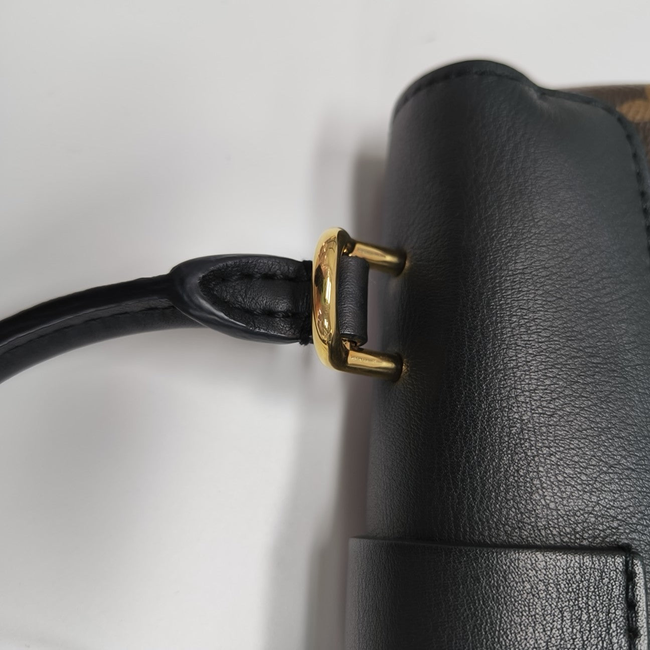 LOCKY BB Monogram Coated Canvas Brown