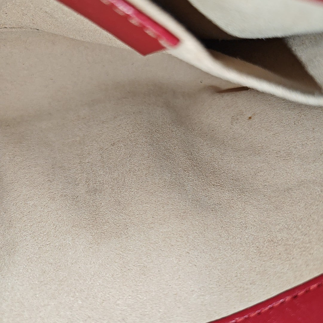 GG Marmont Small Quilted Calfskin Red
