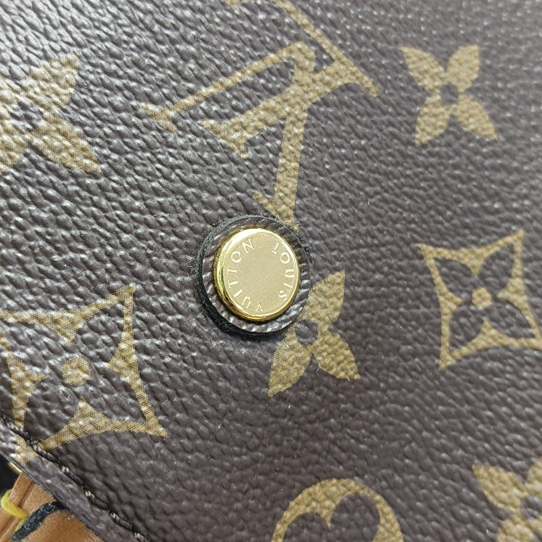 MONTAIGNE Monogram Coated Canvas Brown