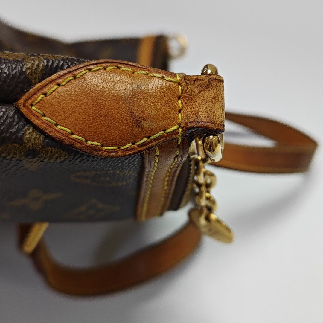 PALERMO PM Monogram Coated Canvas Brown