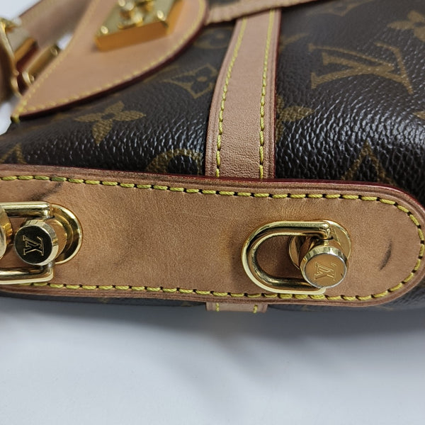 DUFFLE Monogram Coated Canvas Brown