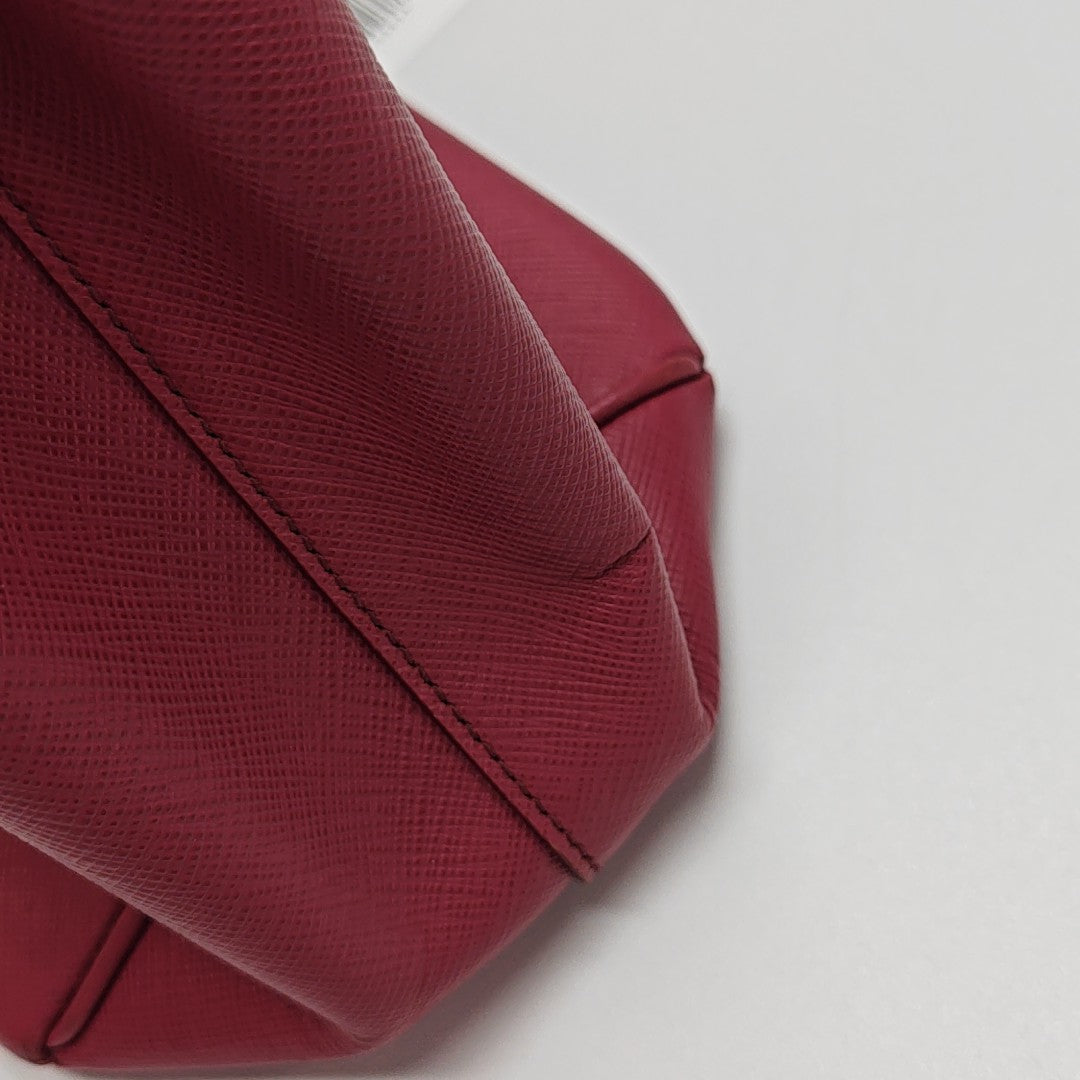 Galleria Medium Saffiano Calfskin Red