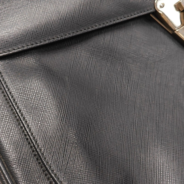 Calfskin Shoulder Bag Black