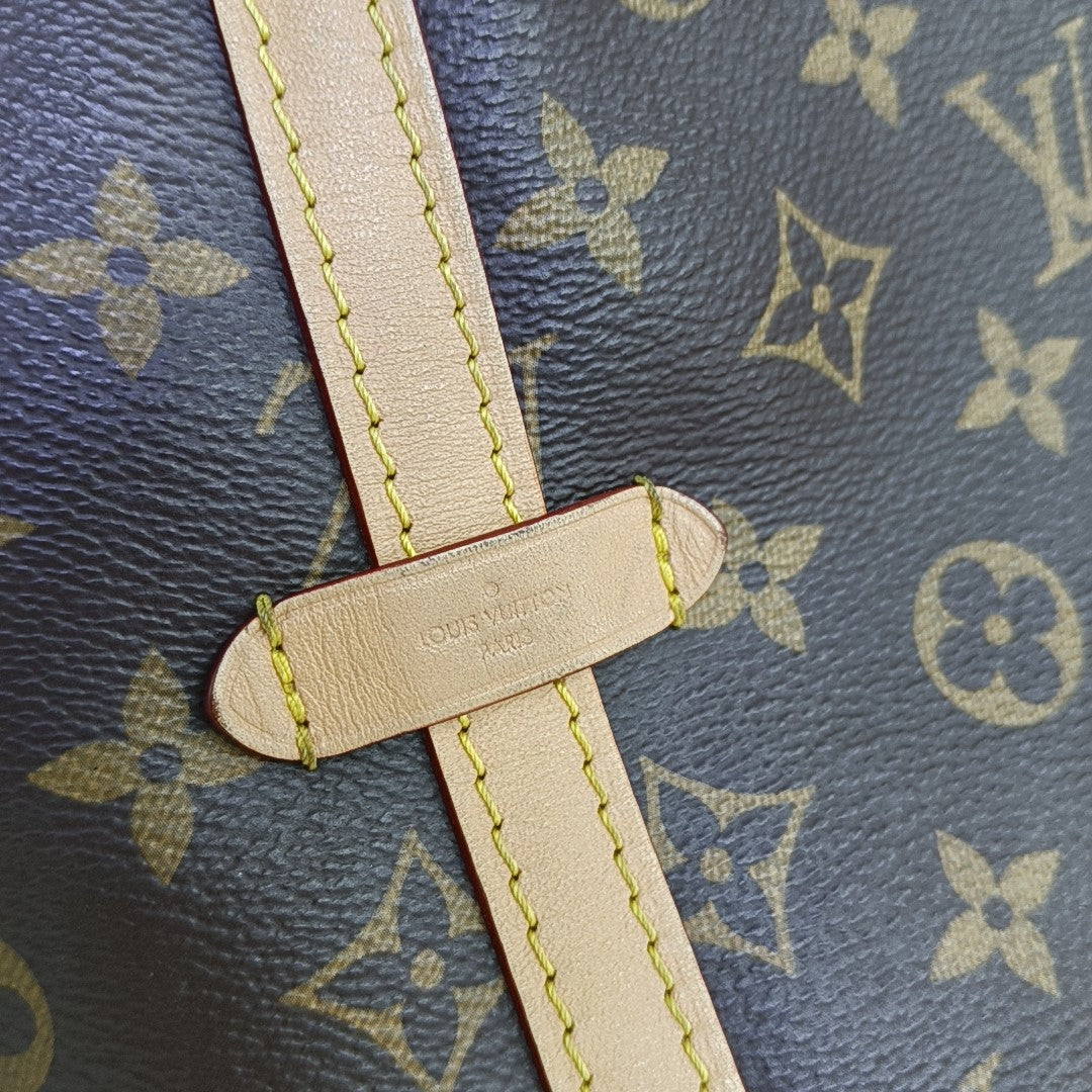 CARRYALL MM Monogram Coated Canvas Brown