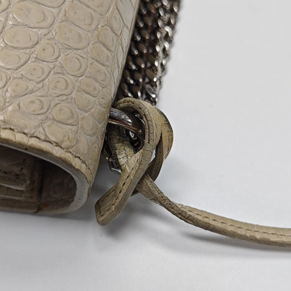 SUNSET Medium Calfskin Beige
