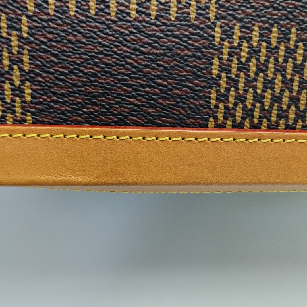 SOFT TRUNK Damier Ebene Coated Canvas Brown