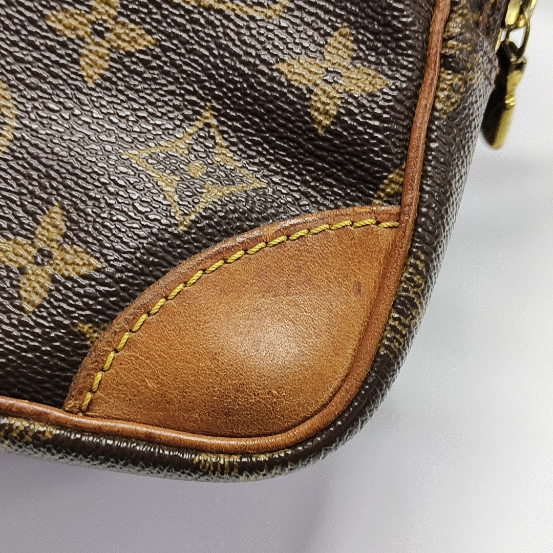 AMAZON Monogram Coated Canvas Brown