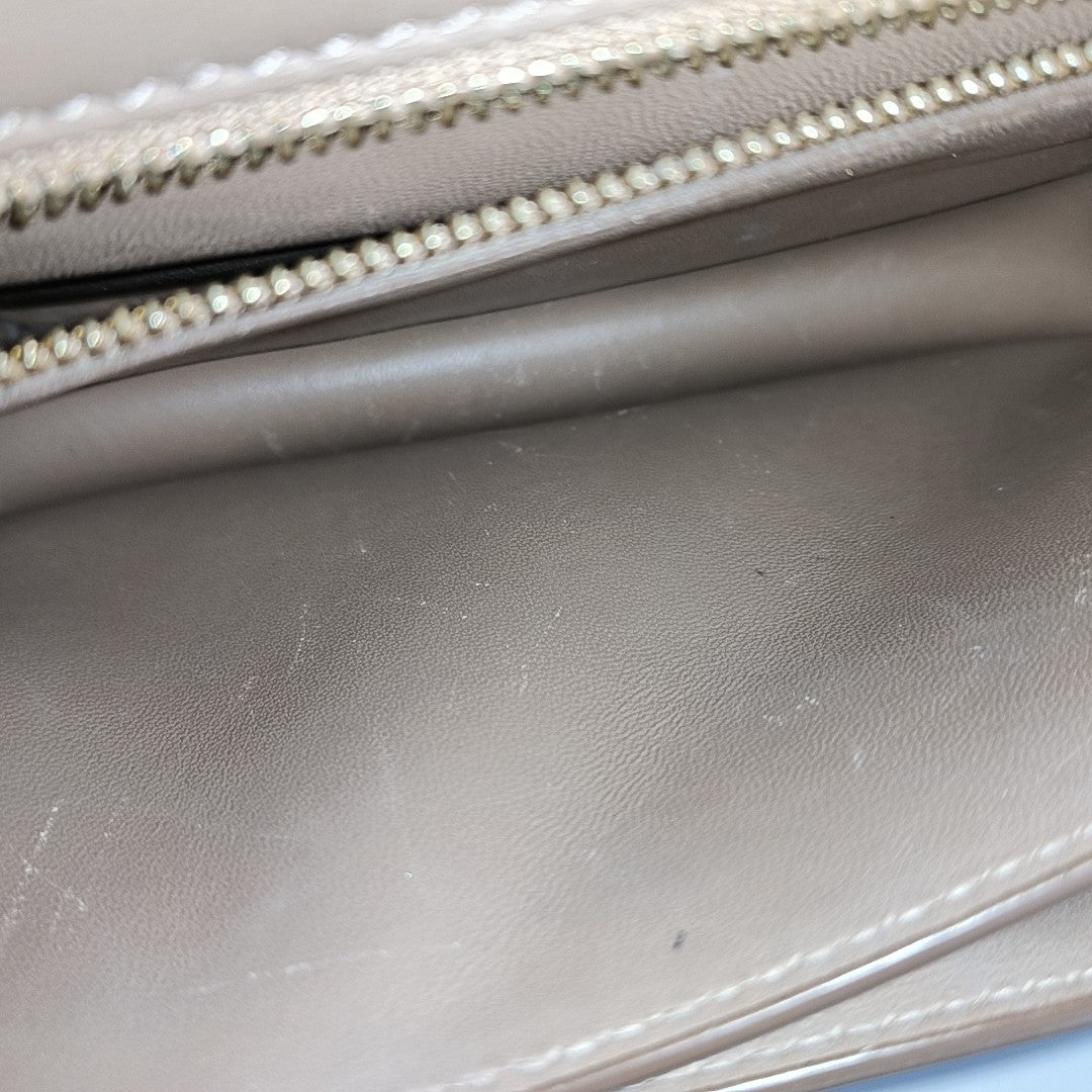 TB Small Calfskin Beige