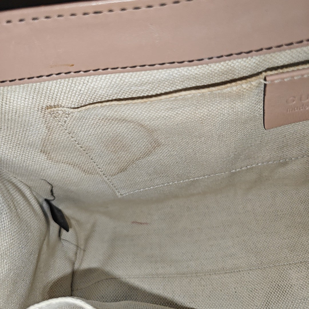 Emily Chain Monogram Fabric Brown