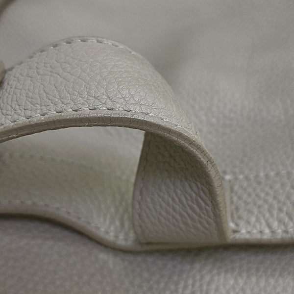 Calfskin Shoulder Bag Beige