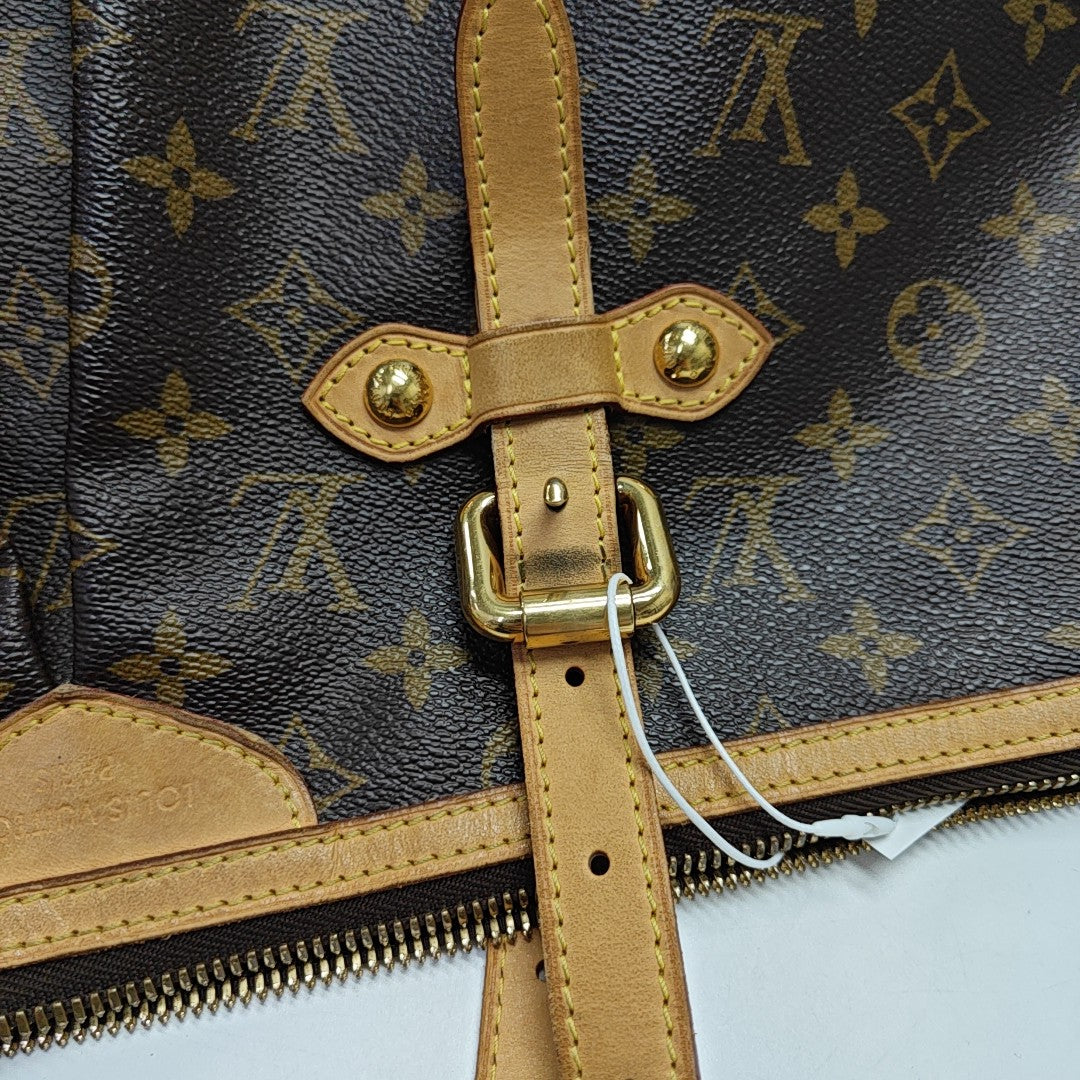 PALERMO GM Monogram Coated Canvas Brown