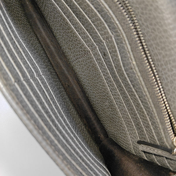 Interlocking G Small Calfskin Gray