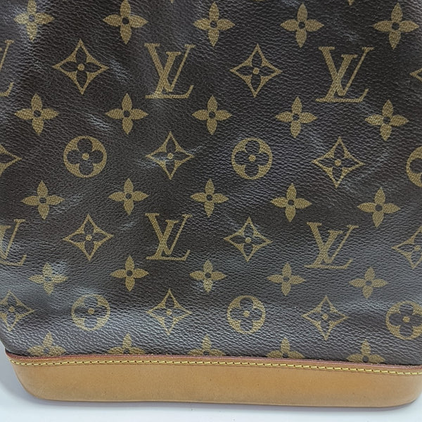NOÉ BB Monogram Coated Canvas Brown
