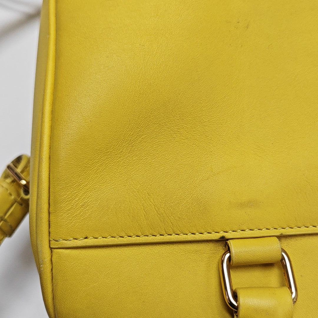 DUFFLE Calfskin Yellow