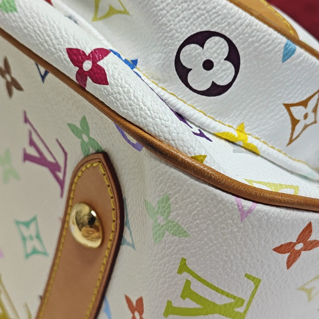 LV × TM RITA Monogram Coated Canvas White