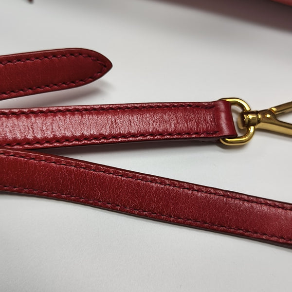 Calfskin Shoulder Bag Red