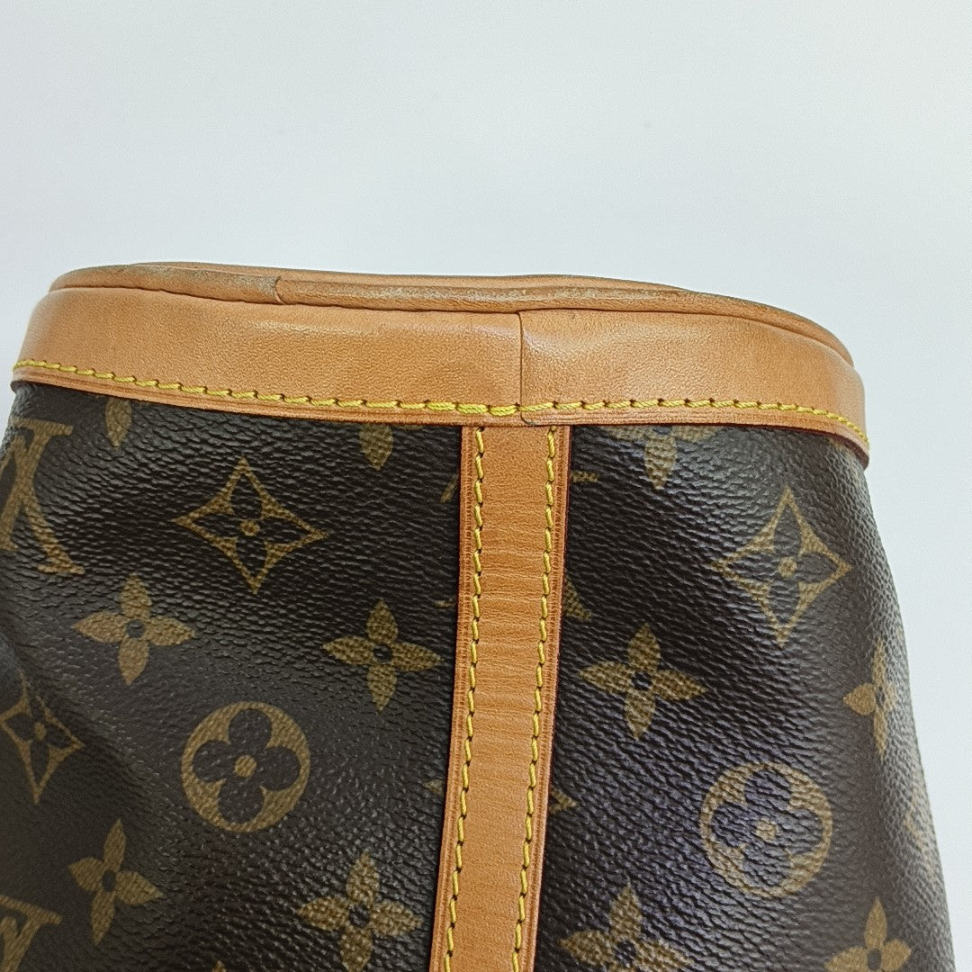 DUFFLE Monogram Coated Canvas Brown