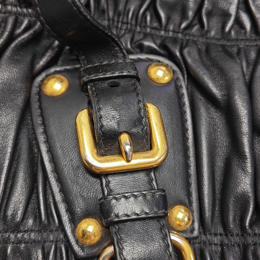 Gaufre Calfskin Black
