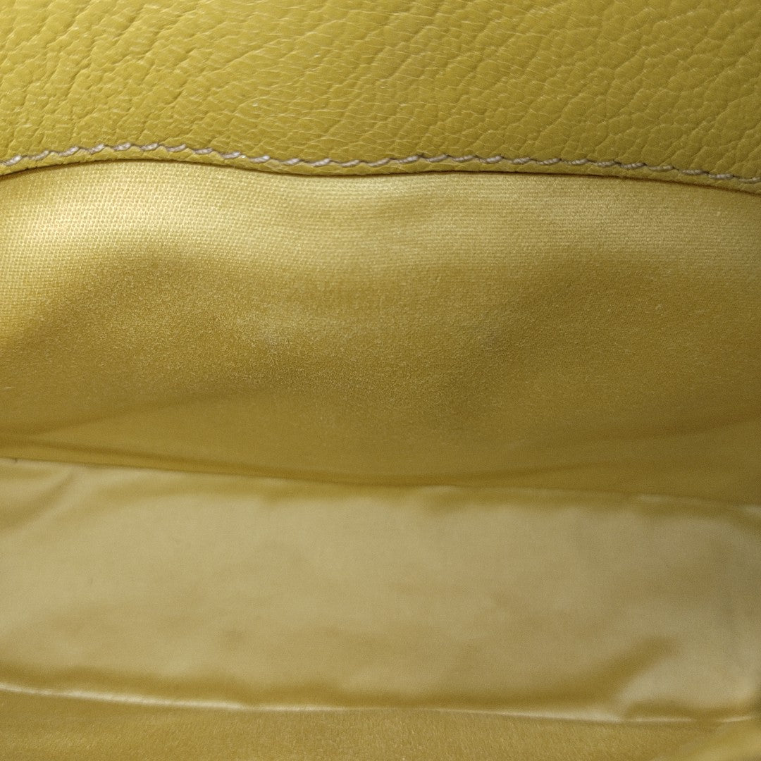 Calfskin Shoulder Bag Yellow