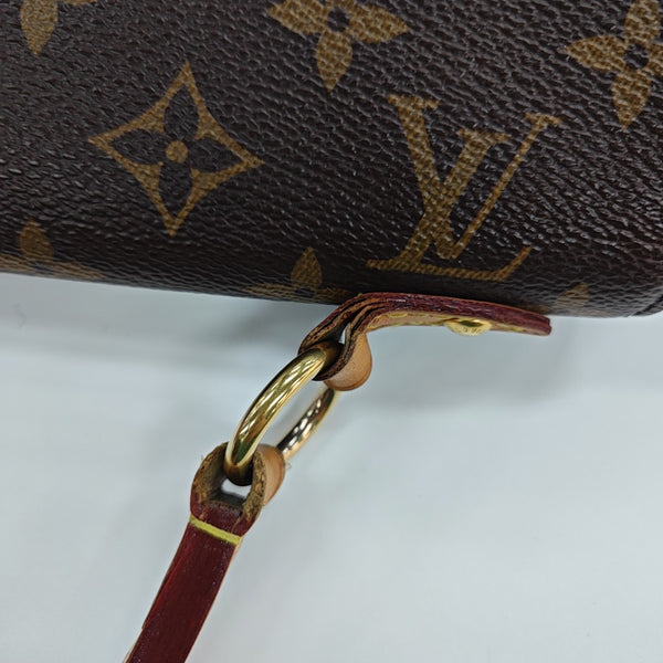 CLUNY PM Monogram Coated Canvas Brown