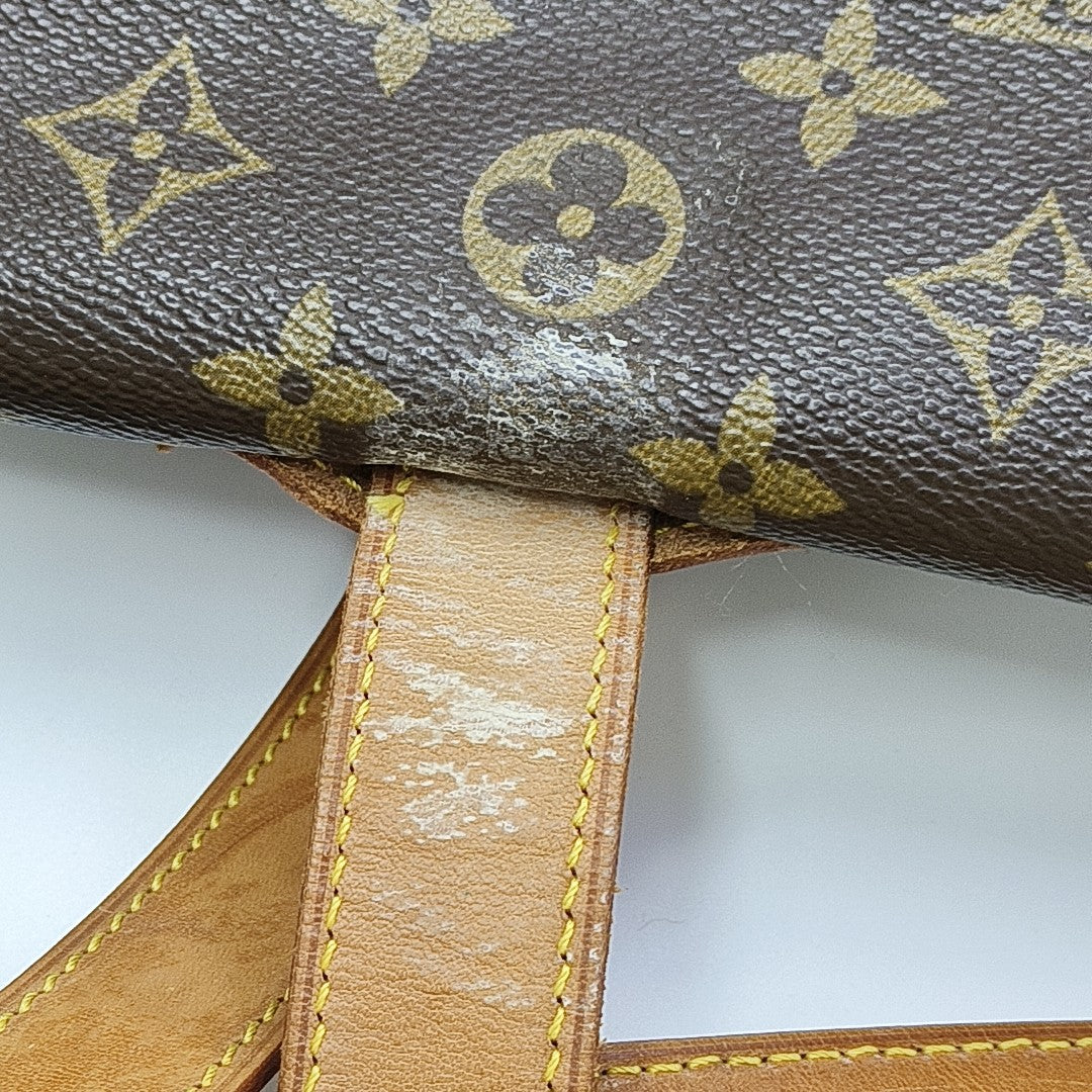 SAUMUR Monogram Coated Canvas Brown