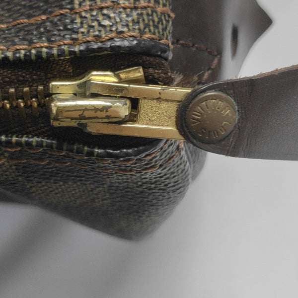 SPEEDY 25 Damier Ebene Coated Canvas Brown