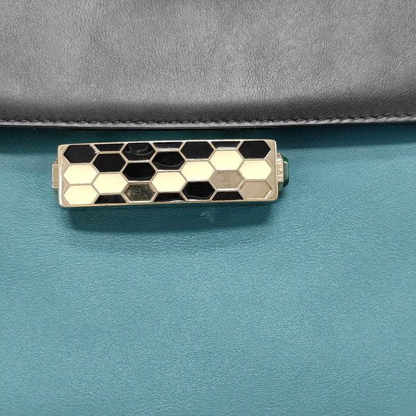 SERPENTI VIPER Calfskin Blue