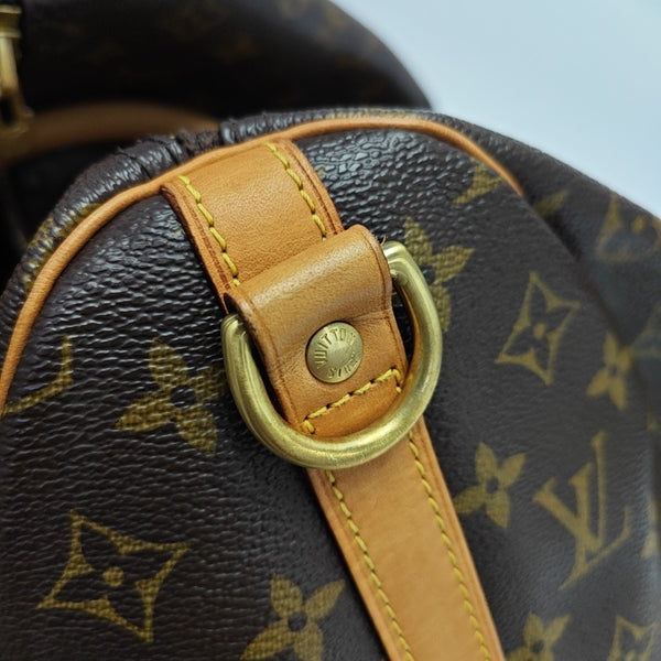 SPEEDY 35 Monogram Coated Canvas Brown