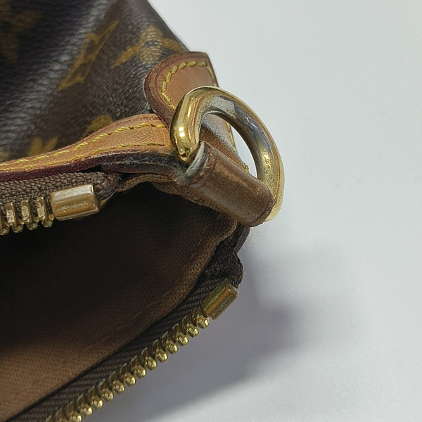 PALERMO PM Monogram Coated Canvas Brown