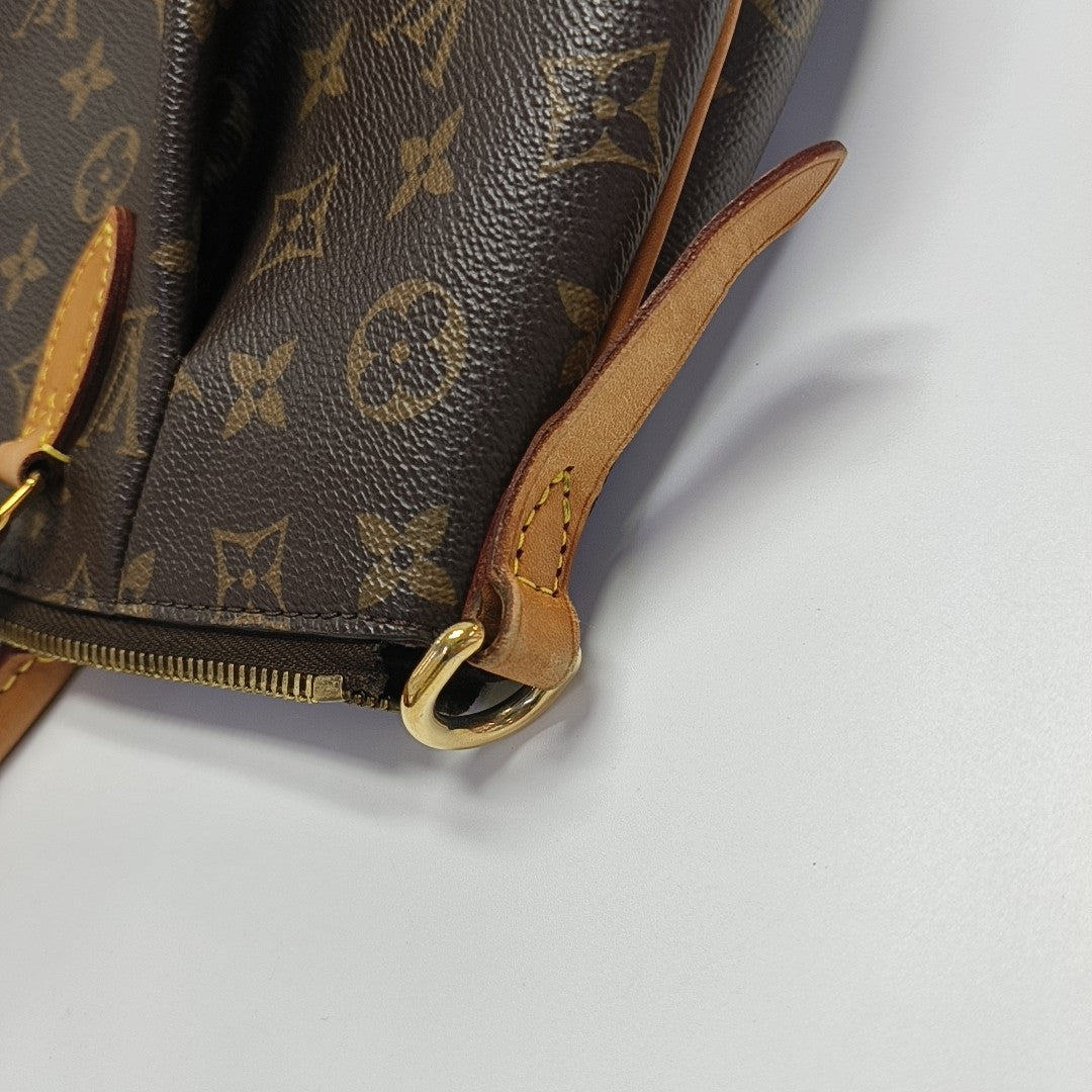TURENNE Monogram Coated Canvas Brown