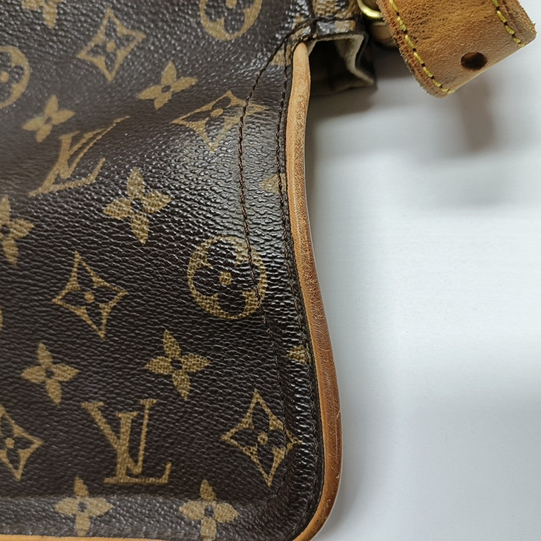 HUDSON PM Monogram Coated Canvas Brown